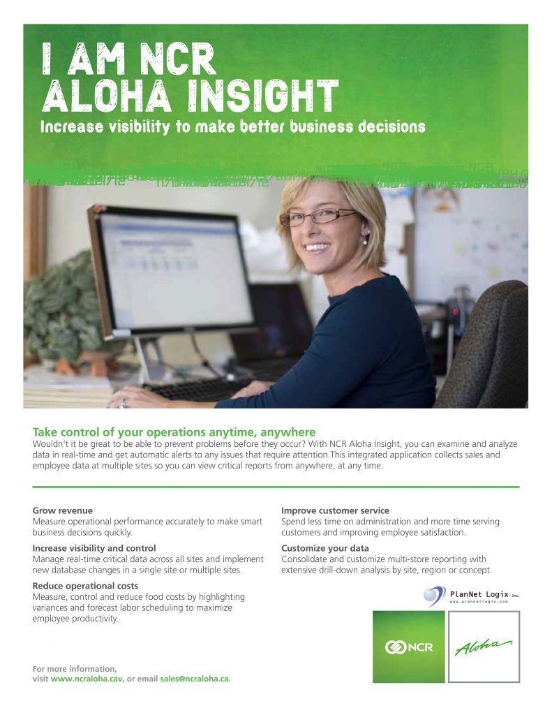 BR NCR Aloha Insight Datasheet _Page_1 | NCR Aloha by PlanNet Logix